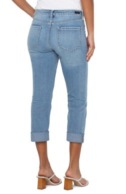 Charlie Crop Skinny Wide Rolled Cuff Champlain