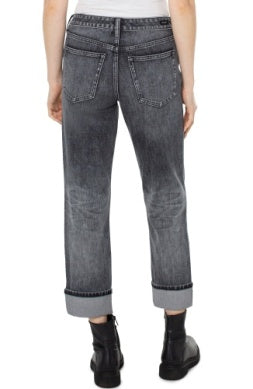 Marley Girlfriend 27" Rolled Jeans Calderwood