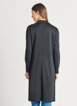 Long Blazer Cardigan Black