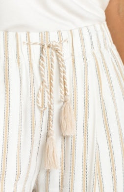 Pull on Wide Leg Crop Trouser