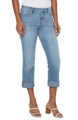 Charlie Crop Skinny Wide Rolled Cuff Champlain