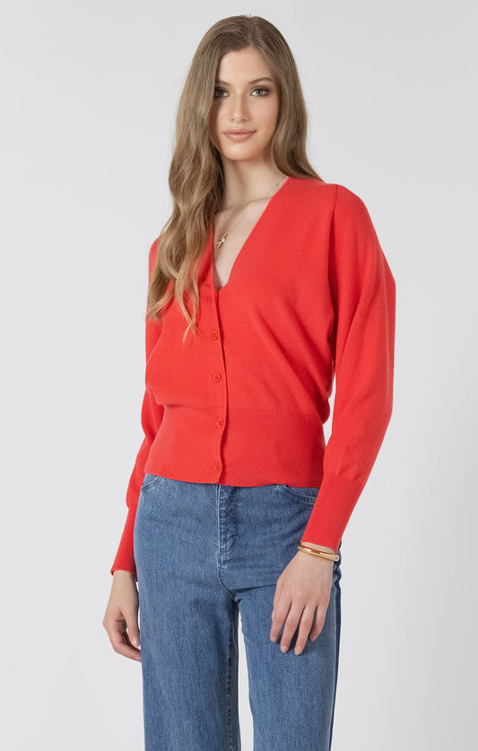 Clean Button Front Cardigan