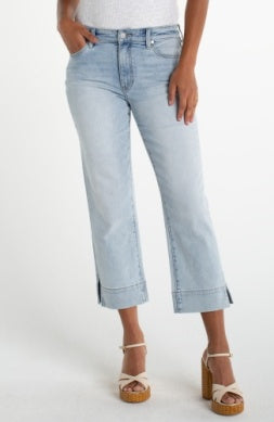 Kennedy Crop Straight W/ Slit