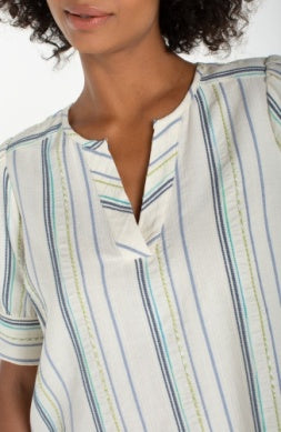 Short Slv Popover Top