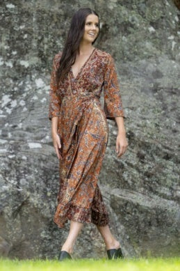 Autumn Wrap Dress