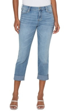 Charlie Crop Skinny Wide Rolled Cuff Champlain