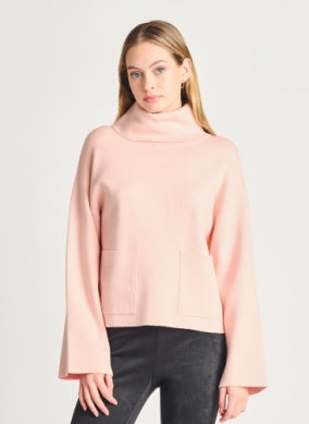 Funnel Pocket Sweater Peach