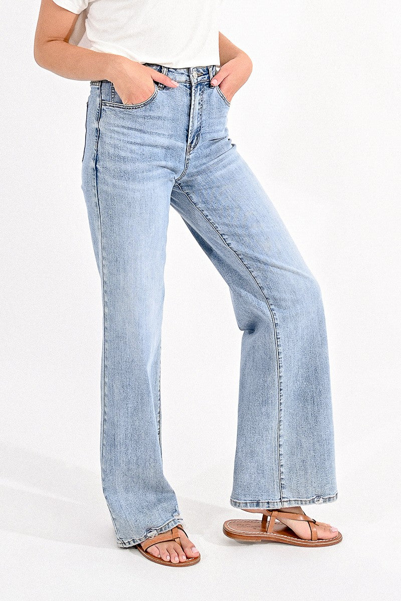 ED64CP Wide Leg Jean Lt Denim