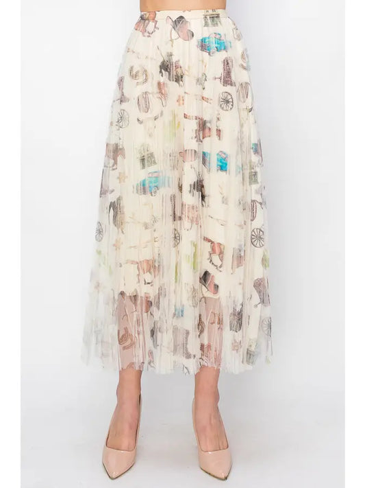Wild West Tulle skirt