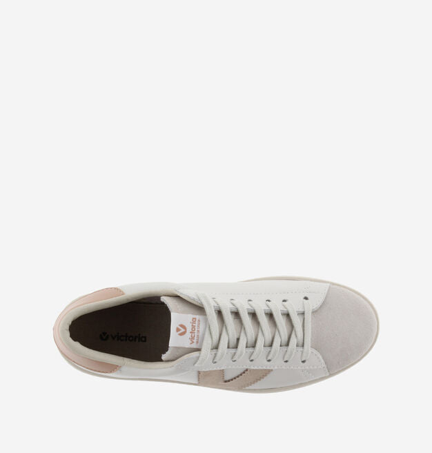 Berlin Piel & Serraje Leather Sneakers Cuarzo