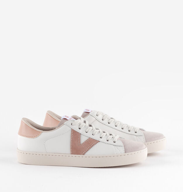 Berlin Piel & Serraje Leather Sneakers Cuarzo