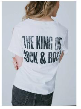 Elvis King of Rock and Roll Tee