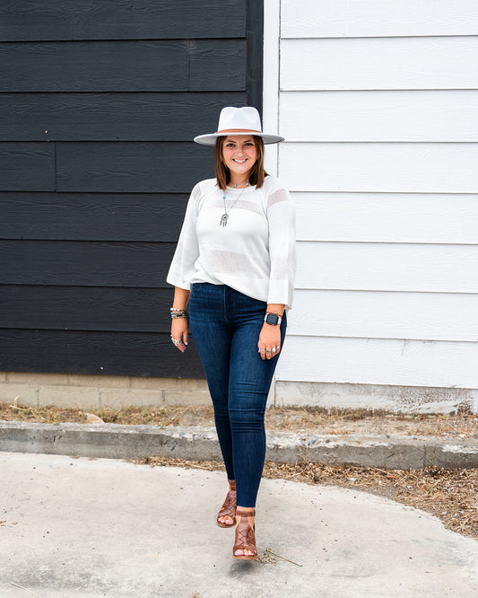 Abby High Rise Ankle Skinny in Walcott