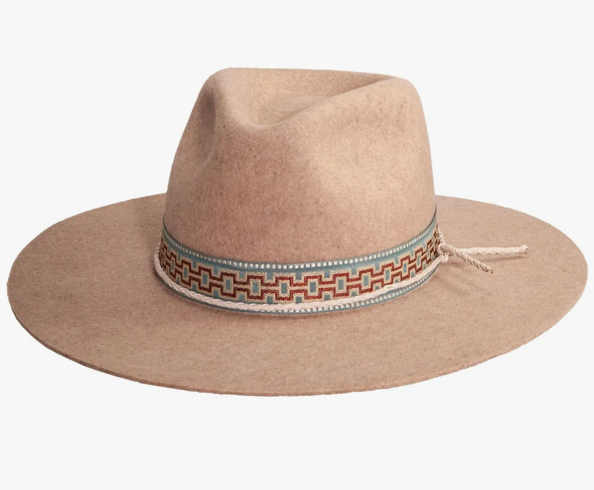 Maldives Moon Wide Brim Felt Fedora