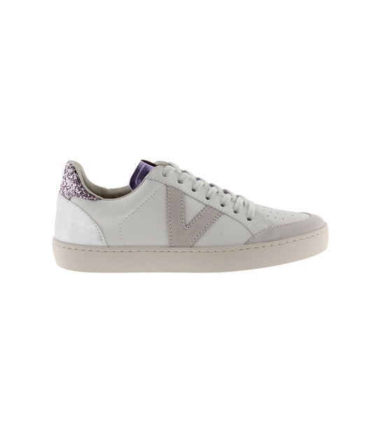 Berlin Perlin & Metal Leather Sneakers Lila