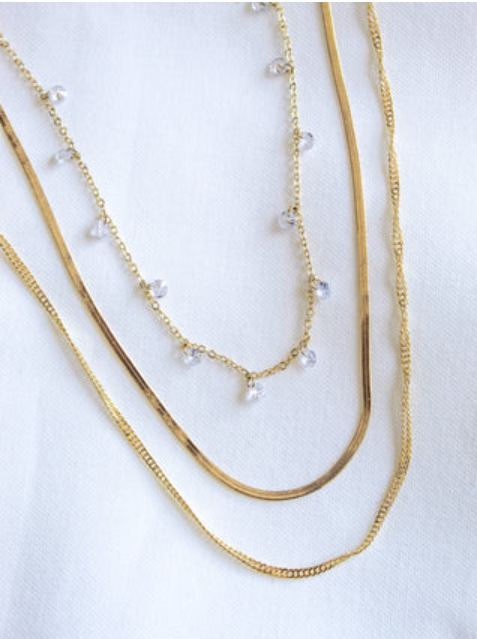 Palmer Layer Necklace Gold