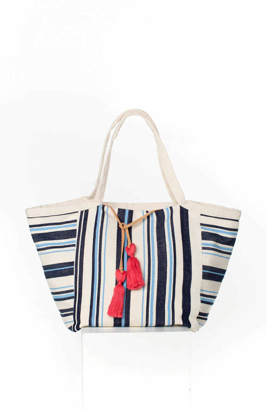 LM0300B01 Rosa Tote Ocean Stripe